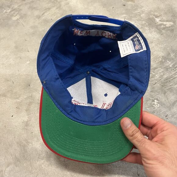 Vintage Football New York Giants Team NFL Adjustable Snapback Cap Hat 90s - Picture 5 of 7
